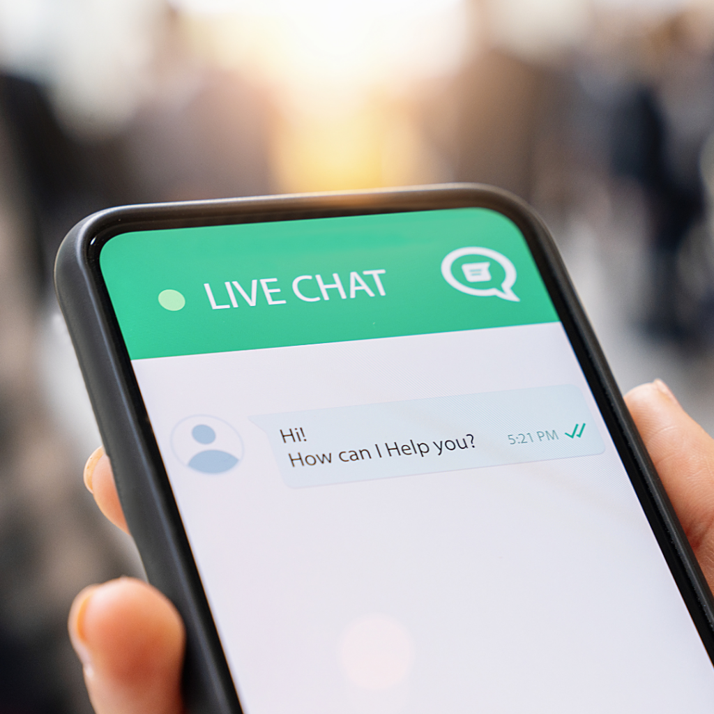 Live Chat on iPhone